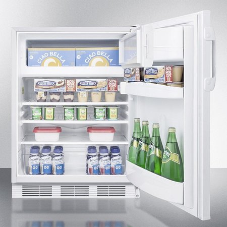 Summit Appliance Div. Summit-Freestanding Refrigerator-Freezer, Summit's "Dual Evaporator" Cooling, Cycle Defrost CT66W